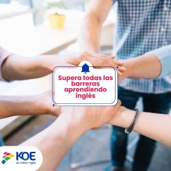 Supera todas las barreras aprendiendo inglés